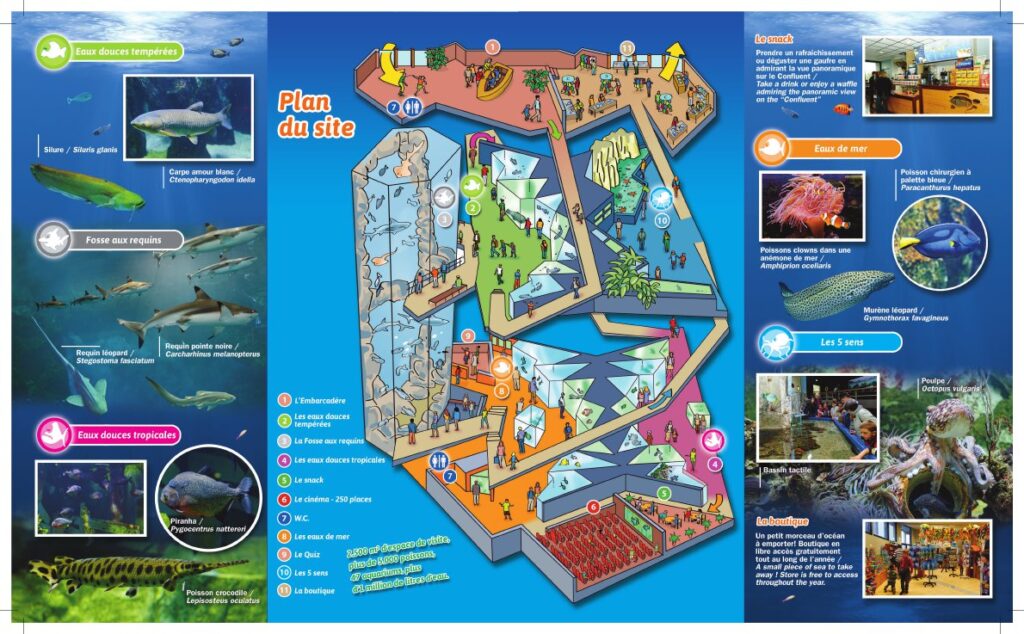 Aquarium's map